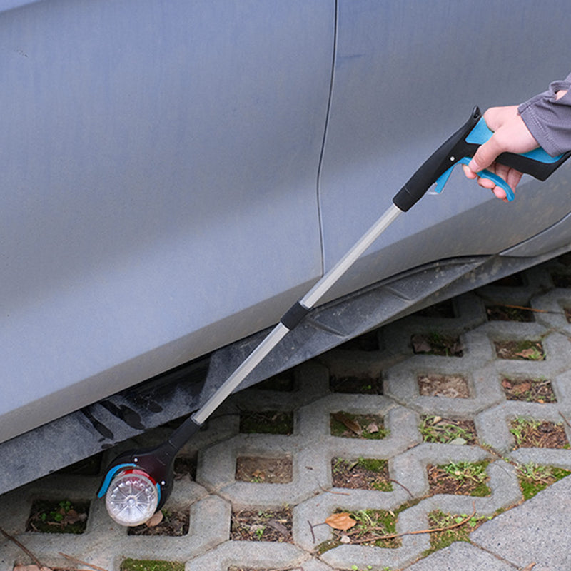 Heavy-Duty Grabber Reacher Tool – 90° Rotating Head Litter Picker & Long-Handle Trash Grabber for Hard-to-Reach Areas, Garden & Home Use