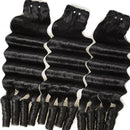 Beumax Double Drawn 12A Grade Fancy Curl BUNDLES with CLOSURES &