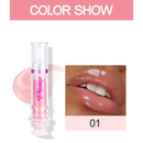 HANDAIYAN Lip Plumping Booster Spicy Waterproof Liquid Lipstick & Gloss with Moisturizing Oil Glitter Finish for Full Lips Glossy Hydrating Makeup - Moisture