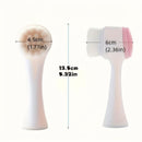 2-in-1 Silicone Facial Scrubber & Manual Face Massager Double-Sided Exfoliating Brush with Soft Bristles No Power Needed for Daily Care