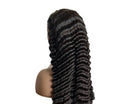 13x4 HD Transparent Lace Frontal Loose Deep Wave Human Hair Wigs 200%
