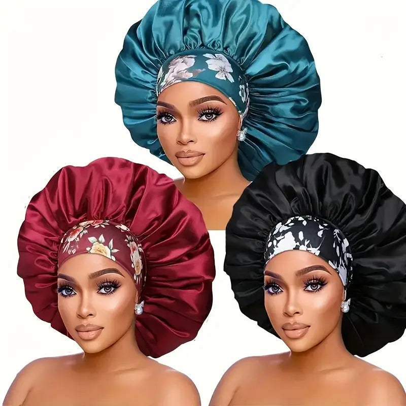 Satin Sleep Caps for Women