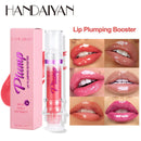 HANDAIYAN Lip Plumping Booster Spicy Waterproof Liquid Lipstick & Gloss with Moisturizing Oil Glitter Finish for Full Lips Glossy Hydrating Makeup - Moisture