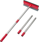 Window Squeegee 2-in-1 Window Cleaner with 55" Extension Poles Window Washing Kit Glass Door Cleaner