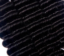 10A Grade 3/4 Loose Deep Wave bundles with 4x4 Closures & 13x4 Frontal