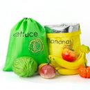 Fresh Fruit & Veggie Storage Bag - Eco-Friendly, Reusable, Drawstring Closure for Tomatoes, Lettuce, Herbs, and More - Keeps Produce Fresher for Up to 2 Weeks