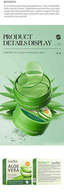 Aloe Vera Eye Masks – Hydrating & Soothing with Rich Aloe Vera Essence,