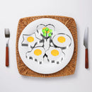 Creative Egg Mold Rings Fun Shapes 5Pcs Circle, Heart, Flower, Star & Mickey