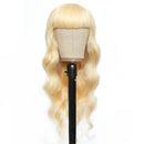 #1B/613 Body Wave 180% Density #613 Wig with Bang 200% Density Human H