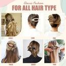 Flat Hair Clips Women 6 PCS French Flat ClaFlat Hair Clips Women 6 PCS French Flat Claw Clips Medium Hair Clips Girls Large Hair Claw Clips w Clips Medium Hair Clips Girls Large Hair Claw Clips