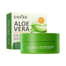 SADOER Aloe Vera Eye Masks 3PCS Hydrating Soothing Gel Patches with Rich Aloe Vera Essence for Winter Spring Skincare Moisturizing Relaxing Unisex Gift - Gentle