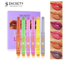 SHCOETY Cosmetics Glossy Mirror Lip Gloss Hydrating Shine Lightweight Lipstick with Nourishing Minerals & Natural Oils for Long-lasting Moisture