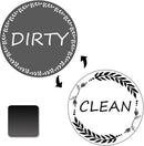 Clean and Dirty Magnet，Dishwasher Magnet Clean Dirty Sign Indicator，Reversible Dish Washer Sign