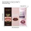 36-pieces 3 Random Packs Matte Lip Liner Set