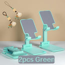 2-Pack Mobile Phone & Tablet Stand Weighted Sturdy Compact Versatile Holder Grip Cellphone Black White Green Pink Options