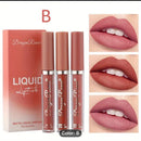 DragonRanee 1 box 3-pieces Matte Liquid Lipstick Set Long-Lasting Non-Drying Lip Gloss Trio in Multicolor Shades for Everyday Wear or Special Occasions Lightweight Pigment Waterproof Smudge-Proof Transfer-Resistant