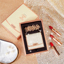 Matte Lipstick Set 3 Colours with Silver Chain Shining Bag Non-Stick Long Lasting Red Lip Makeup 3.5gx3pcs Gloss Lipgloss