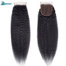 10A Grade 3/4 Kinky Straight Bundles With 4x4 Closures and 13x4 Fronta