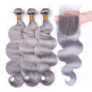 Gray 10A Grade Silver