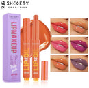 SHCOETY Cosmetics Glossy Mirror Lip Gloss Hydrating Shine Lightweight Lipstick with Nourishing Minerals & Natural Oils for Long-lasting Moisture