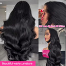 Body Wave 13x6 HD Transparent Lace Front Human Hair Wigs For Black Women 30 36 Inch 13x4 Lace  Frontal Brazilian Wigs