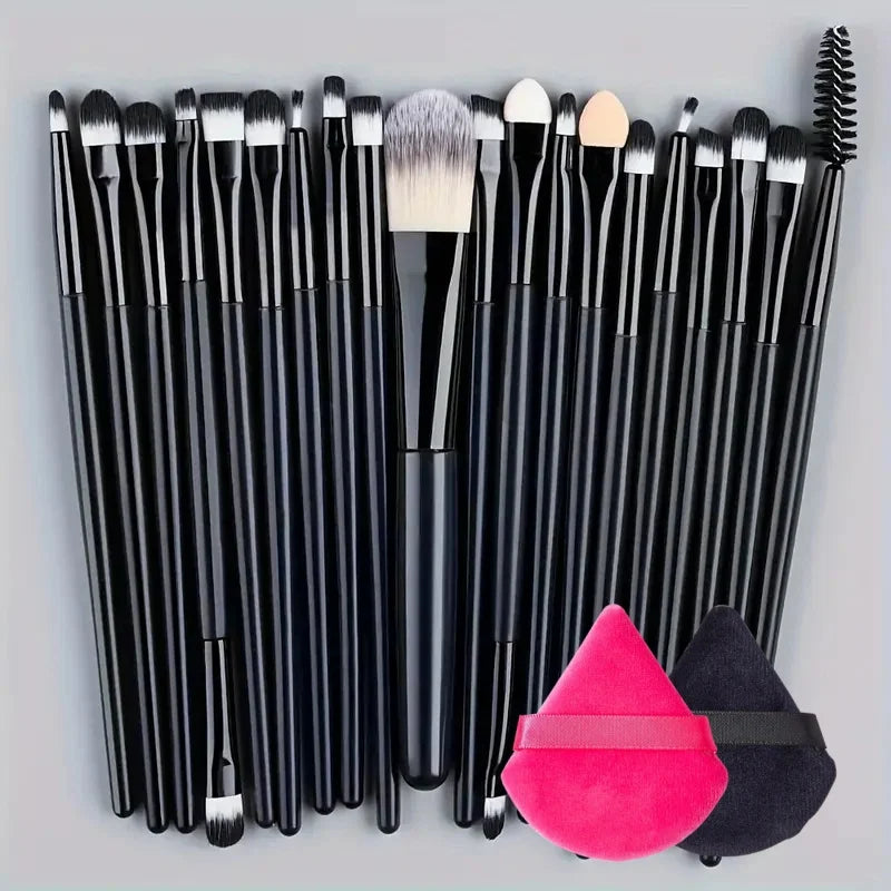 20Pcs Makeup Brushes Set Eyeliner Brush Blending Brush Cosmetic Foundation Makeup Brush for Cheeks Eye Brush Make Up Beauty Set