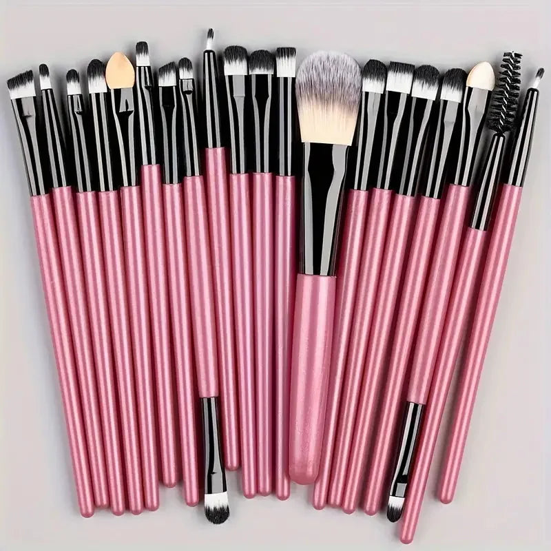 20Pcs Makeup Brushes Set Eyeliner Brush Blending Brush Cosmetic Foundation Makeup Brush for Cheeks Eye Brush Make Up Beauty Set