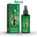"Applying Care Repair Thickening Hair Spray to hair"