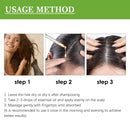 "Growth Nourishing Scalp Strengthen hair treatment bottle"