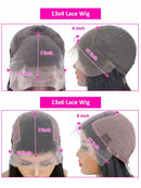 300% Density 13x6 Hd Transparent Deep Wave Lace Frontal Wig Brazilian Human Hair 13x4 Curly Lace Front Glueless Wigs For Women