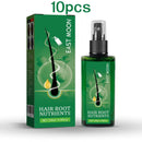 "Applying Care Repair Thickening Hair Spray to hair"