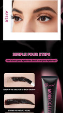 Ocheal  Eyebrow Dye Tint Fast Gel Eyelash Kit Eyebrows Tint Dye Makeup Waterproof Long Lasting Eyebrow Cream