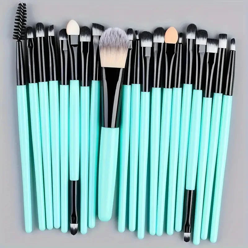 20Pcs Makeup Brushes Set Eyeliner Brush Blending Brush Cosmetic Foundation Makeup Brush for Cheeks Eye Brush Make Up Beauty Set