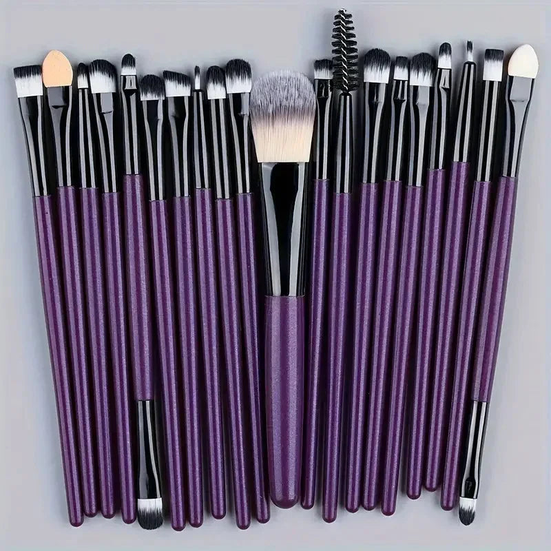 20Pcs Makeup Brushes Set Eyeliner Brush Blending Brush Cosmetic Foundation Makeup Brush for Cheeks Eye Brush Make Up Beauty Set