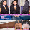 Deep Wave Frontal Wig Hd Lace Wigs 300% Density 13x4 13x6 Water Wave Curly Human Hair Wig 30 36 Inch Lace Front Wig Human Hair
