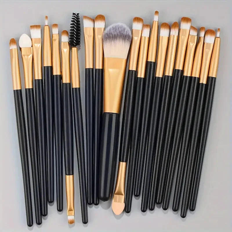 20Pcs Makeup Brushes Set Eyeliner Brush Blending Brush Cosmetic Foundation Makeup Brush for Cheeks Eye Brush Make Up Beauty Set