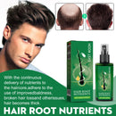 "Applying Care Repair Thickening Hair Spray to hair"