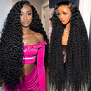 300% Density 13x6 Hd Transparent Deep Wave Lace Frontal Wig Brazilian Human Hair 13x4 Curly Lace Front Glueless Wigs For Women