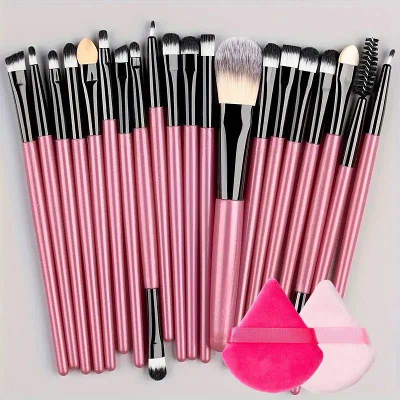 20Pcs Makeup Brushes Set Eyeliner Brush Blending Brush Cosmetic Foundation Makeup Brush for Cheeks Eye Brush Make Up Beauty Set