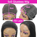 300% Density 13x6 Hd Transparent Deep Wave Lace Frontal Wig Brazilian Human Hair 13x4 Curly Lace Front Glueless Wigs For Women