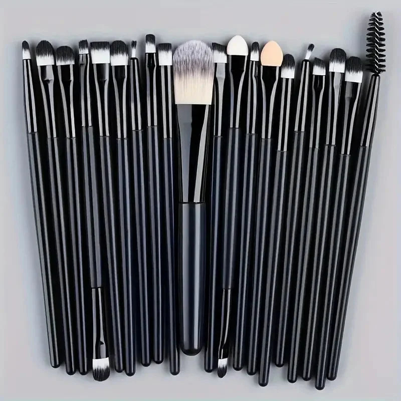 20Pcs Makeup Brushes Set Eyeliner Brush Blending Brush Cosmetic Foundation Makeup Brush for Cheeks Eye Brush Make Up Beauty Set