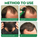 "Applying Care Repair Thickening Hair Spray to hair"