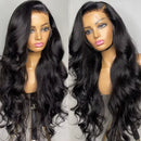Body Wave 13x6 HD Transparent Lace Front Human Hair Wigs For Black Women 30 36 Inch 13x4 Lace  Frontal Brazilian Wigs