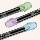 8pcs Metallic Eyeshadow Stick Set - Champagne Glitter & Highlighter, Waterproof Long-Lasting Eye Makeup in Brown, Coral, Black
