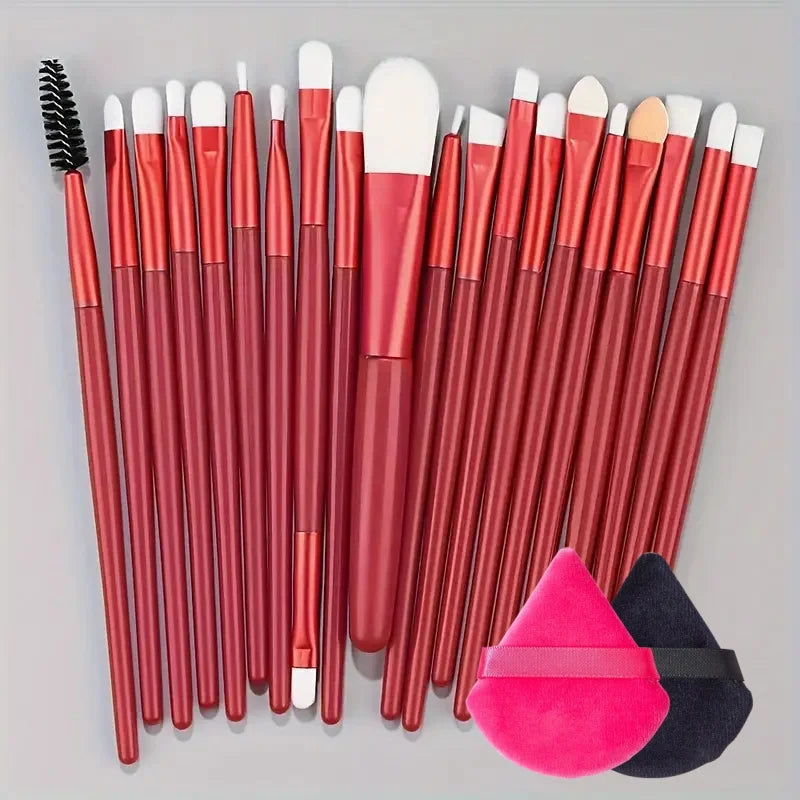 20Pcs Makeup Brushes Set Eyeliner Brush Blending Brush Cosmetic Foundation Makeup Brush for Cheeks Eye Brush Make Up Beauty Set