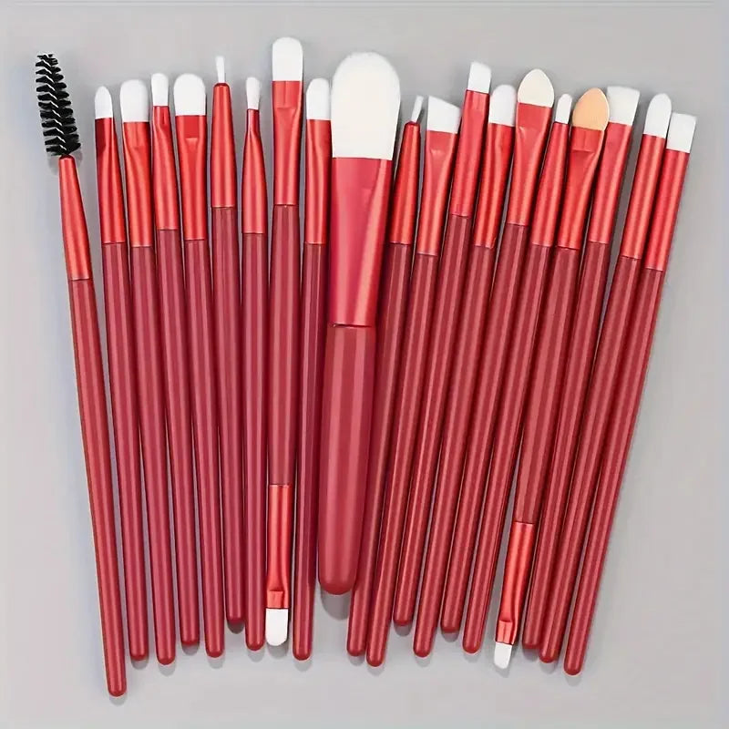 20Pcs Makeup Brushes Set Eyeliner Brush Blending Brush Cosmetic Foundation Makeup Brush for Cheeks Eye Brush Make Up Beauty Set