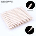 100/50pcs Nail Art Pusher Orange Wood Sticks Cuticle Pusher Remover Rhinestones Dotting Removal Manicure Pedicure Care Tools
