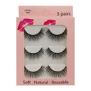 SHIDISHANGPIN 3 pairs 29 styles 3D Faux Mink Hair Soft False Eyelashes Fluffy Wispy Thick Lashes Handmade Lash Eye Makeup Tools