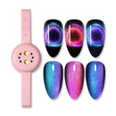 LILYCUTE Double Headed Magnet Stick 9D Cat Magnetic Effect for Nail Gel Polish Nail Art Line Strip Strong Magnetic Pen Tools