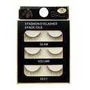 SHIDISHANGPIN 3 pairs 29 styles 3D Faux Mink Hair Soft False Eyelashes Fluffy Wispy Thick Lashes Handmade Lash Eye Makeup Tools